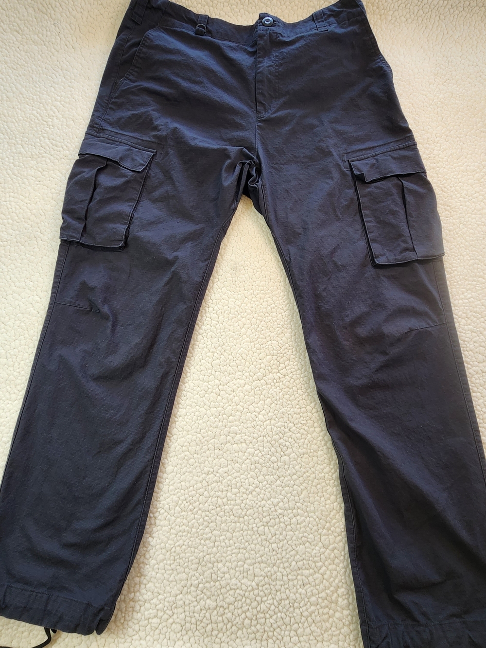Nike SB Kearny Cargo Skate Pants Men's Size 34x30 Black Ripstop Skateboarding